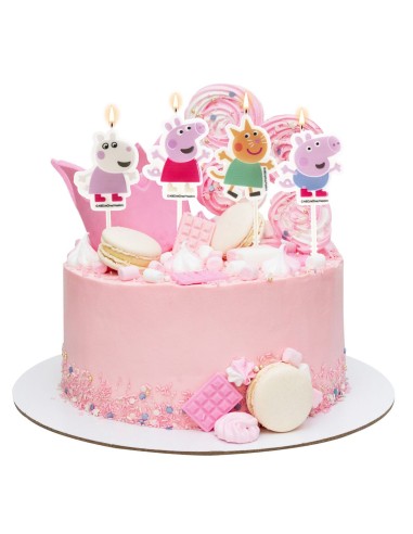 Dekora Kaarsen Peppa Pig -4st-