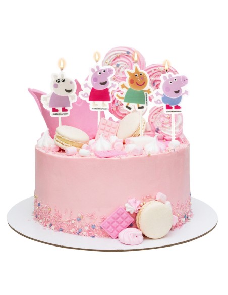 Dekora Kaarsen Peppa Pig -4st-