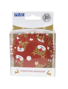 PME Folie Baking Cups Rendier -60st-  2