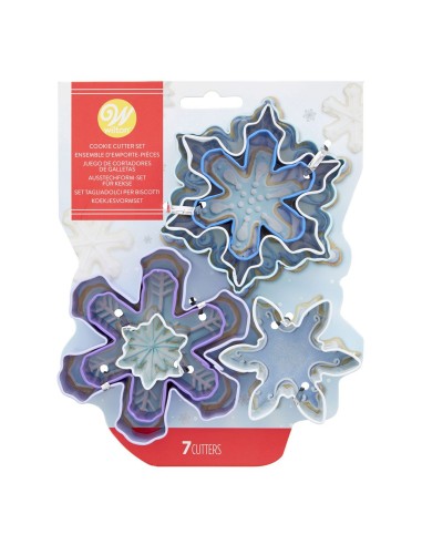 Wilton Uitsteker Set Sneeuwvlokken -7st-