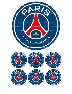 Eetbare Print PSG - 15cm