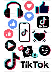 Eetbare Print TikTok Accessoires