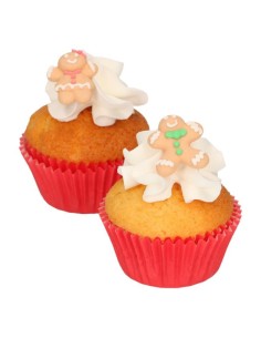 FunCakes Suikerdecoratie Gingerbread -8st- 2