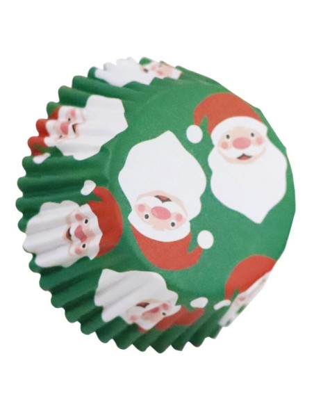 PME Folie Baking Cups Kerstman -30st-