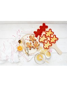 Scrapcooking Siliconen Bakvorm Gingerbread Man Set -6st- 2