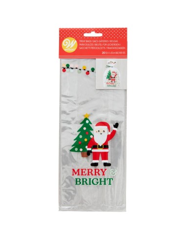 Wilton Traktatiezakjes Merry & Bright -20st-