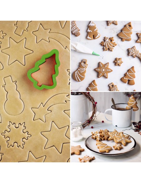 Decora Uitsteker Set Kerstboom en Sneeuwman -2st-