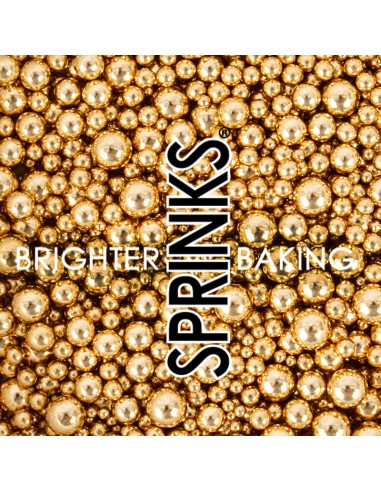 Sprinks Sprinkle Mix Bubble Bubble Shiny Gold -65gr-