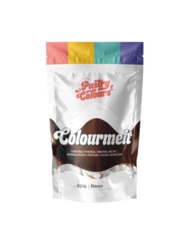 PastryColours ColourMelt Wit -250gr-