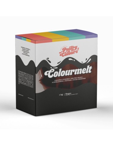 PastryColours ColourMelt Zwart -1kg-