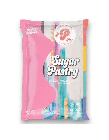 SugarPastry Vanille Rolfondant Roze -1kg-