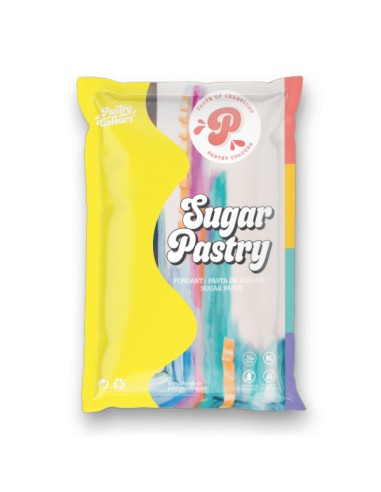 SugarPastry Vanille Rolfondant Geel -1kg-