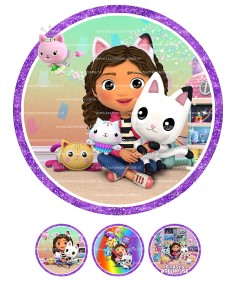 Eetbare Print Gabby's Poppenhuis 1 - 20cm