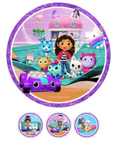 Eetbare Print Gabby's Poppenhuis 2 - 20cm