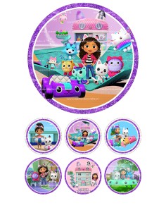 Eetbare Print Gabby's Poppenhuis 2 - 15cm