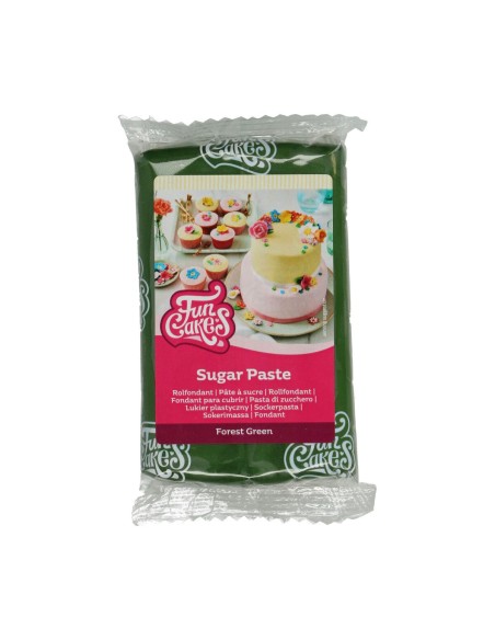 FunCakes Rolfondant Groen Forest Green -250gr-