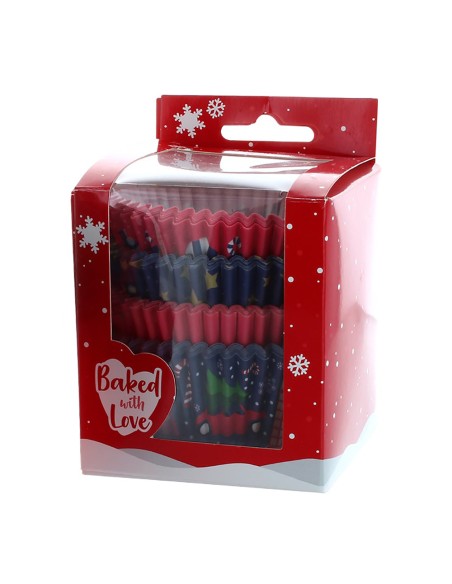 Baked with Love Baking Cups Christmas Gems -100st-