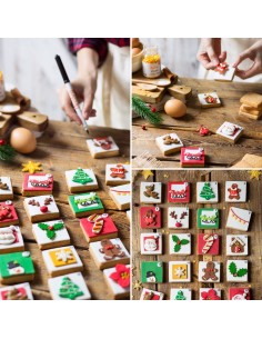 Decora Suikerdecoratie Kerst -6st- 2