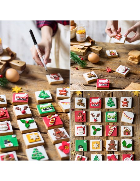 Decora Suikerdecoratie Kerst -6st-