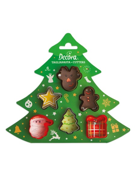 Decora Uitsteker Set Mini Kerst -6st-