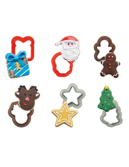 Decora Uitsteker Set Mini Kerst -6st-