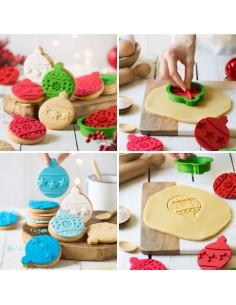 Decora Uitsteker & Stempel Set Kerstbal 2