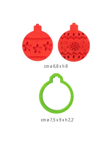 Decora Uitsteker & Stempel Set Kerstbal