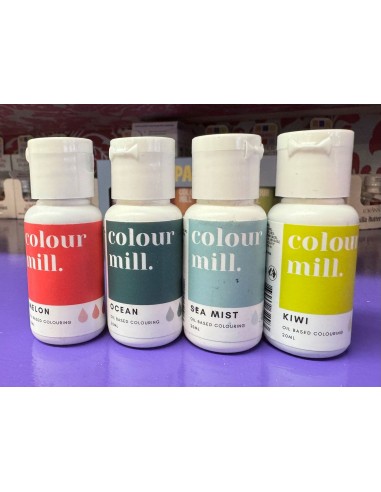 Colour Mill Set 1 - Ocean-Melon-Sea Mist-Kiwi -