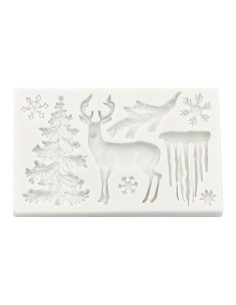 CakeDeco Siliconen Mal Winter Wonderland