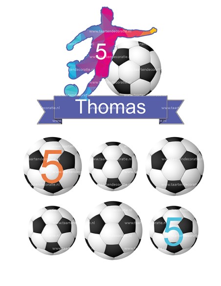 DIY Taarttopper Voetbal