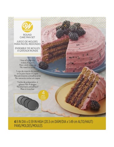 Wilton Bakvormen Set Easy Layers 20cm -4st-