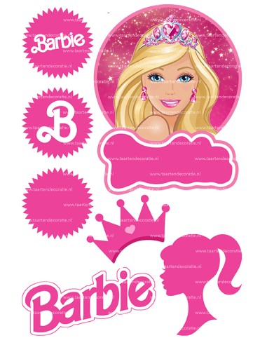 DIY Taarttopper Barbie - 16cm