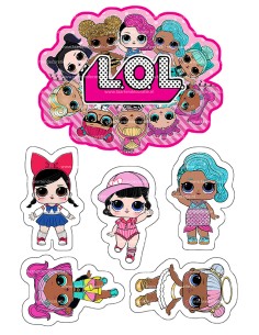 DIY Taarttopper LOL Surprise 2 - 16cm 2