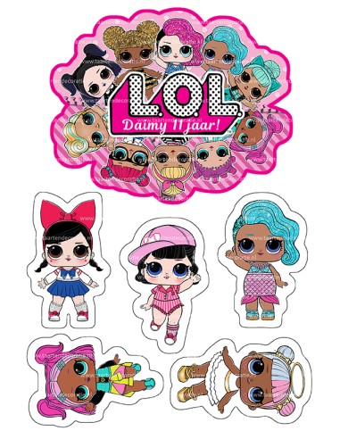 DIY Taarttopper LOL Surprise 2 - 16cm
