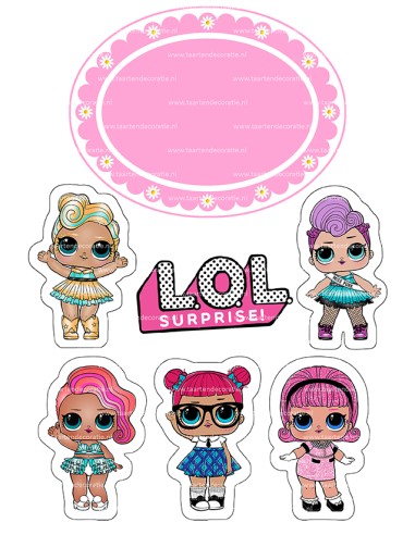 DIY Taarttopper LOL Surprise 3 -15cm-