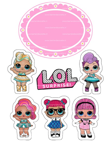 DIY Taarttopper LOL Surprise 3 -15cm-