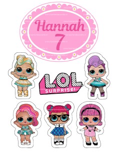 DIY Taarttopper LOL Surprise 3 -15cm- 2