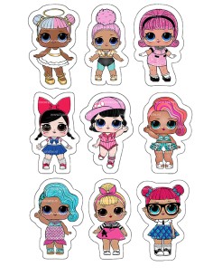 DIY Taarttopper LOL Surprise Figuren 2