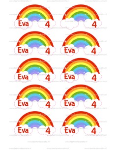 DIY Taarttopper Regenbogen 2