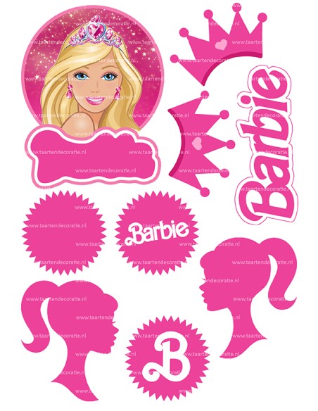 DIY Taarttopper Barbie - 13cm