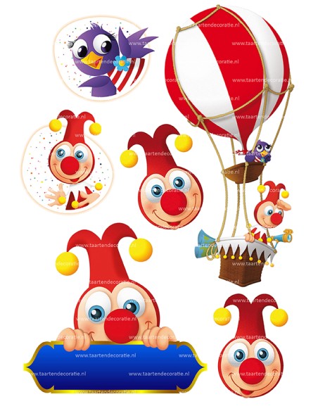 DIY Taarttopper Jokie en Jet - 13cm