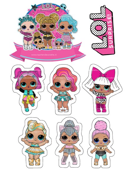 DIY Taarttopper LOL Surprise 1 - 13cm