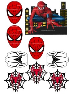 DIY Taarttopper Spiderman 2 - 13cm 2