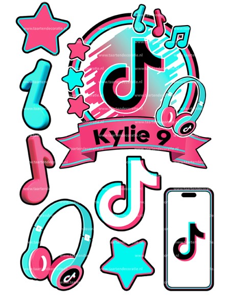 DIY Taarttopper TikTok 1 - 16cm