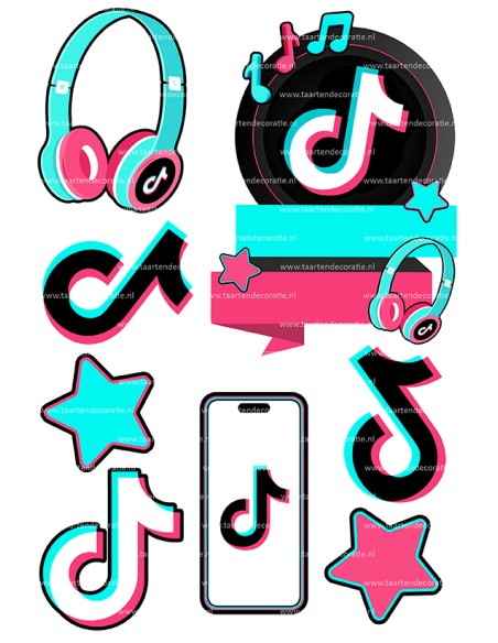 DIY Taarttopper TikTok 3 - 16cm