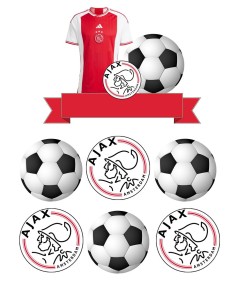 DIY Taarttopper Ajax - 15cm 2