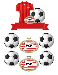 DIY Taarttopper PSV - 15cm 2