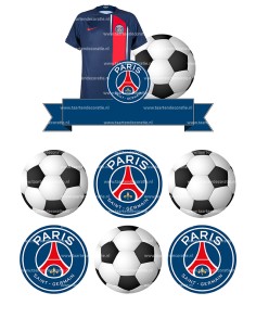 DIY Taarttopper PSG - 15cm 2