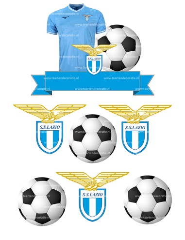 DIY Taarttopper Lazio Roma - 15cm