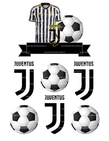 DIY Taarttopper Juventus - 15cm